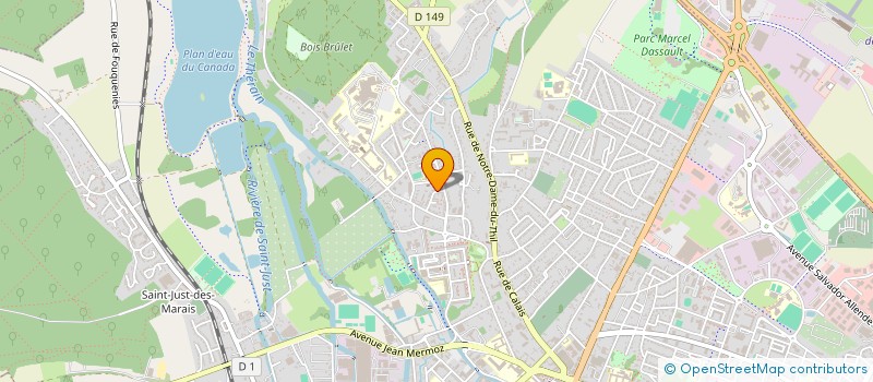 localisation de l'entreprise MONSIEUR YANN CLAUZON  BEAUVAIS