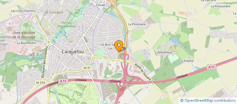 localisation de l'entreprise MONSIEUR YANN CLEMOT  CARQUEFOU