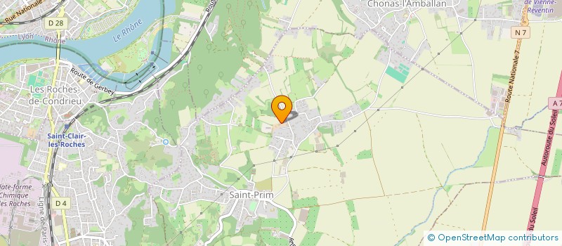 localisation de l'entreprise MONSIEUR YANN CLO  SAINT-PRIM