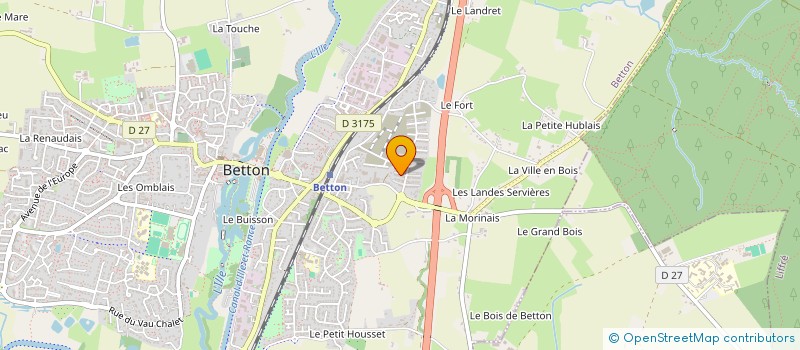 localisation de l'entreprise MONSIEUR YANN COADOUR  BETTON