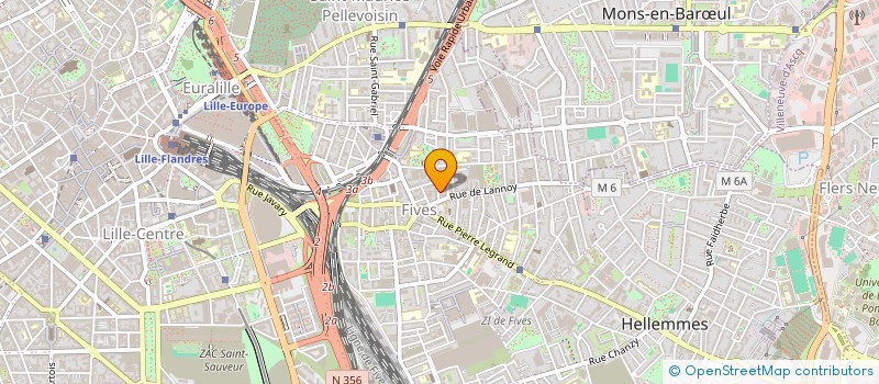 localisation de l'entreprise MONSIEUR YANN COELLO à LILLE
