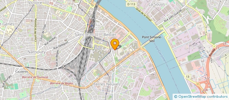 localisation de l'entreprise MONSIEUR YANN COIGNET  BORDEAUX