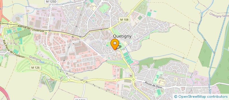 localisation de l'entreprise MONSIEUR YANN COLIN à QUETIGNY