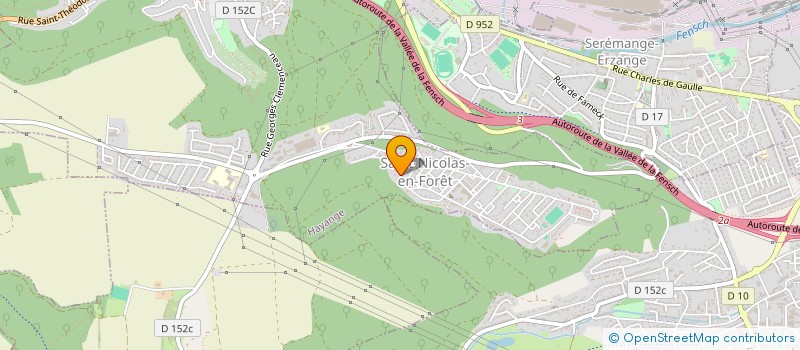 localisation de l'entreprise MONSIEUR YANN COLIN  HAYANGE