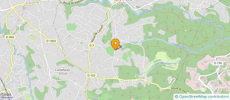 localisation de l'entreprise MONSIEUR YANN COLLON  VALBONNE