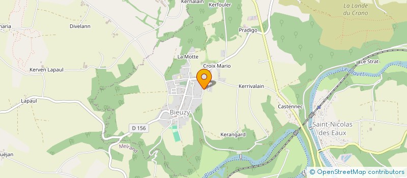 localisation de l'entreprise MONSIEUR YANN COLOT  PLUMELIAU-BIEUZY