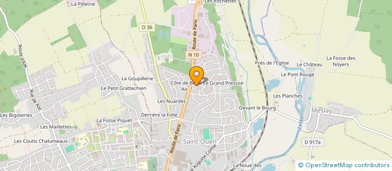 localisation de l'entreprise MONSIEUR YANN COMPAIN  SAINT-OUEN