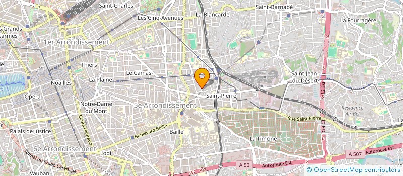 localisation de l'entreprise MONSIEUR YANN COMTE à MARSEILLE