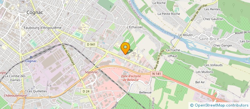 localisation de l'entreprise MONSIEUR YANN COMTE  BOUTIERS-SAINT-TROJAN