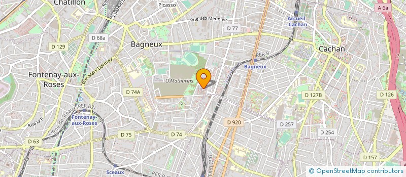 localisation de l'entreprise MONSIEUR YANN CONAN à BAGNEUX