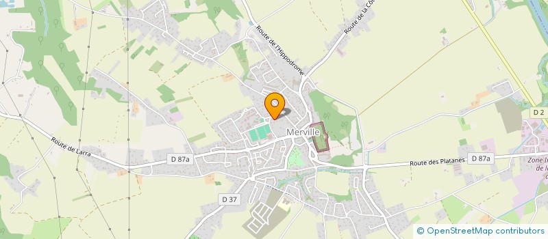 localisation de l'entreprise MONSIEUR YANN CORDIER  MERVILLE