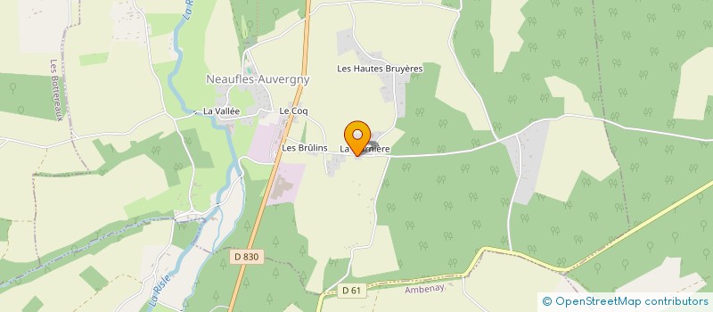 localisation de l'entreprise MONSIEUR YANN CORNET à NEAUFLES-AUVERGNY