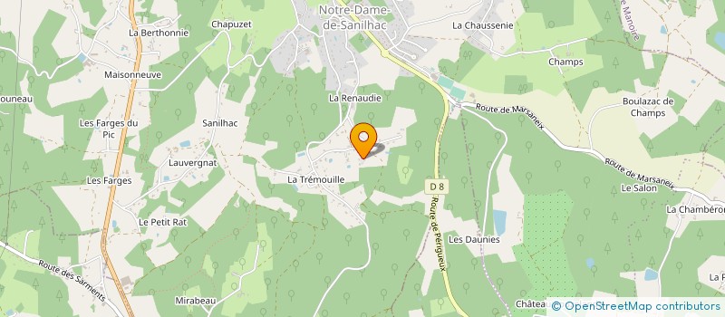 localisation de l'entreprise MONSIEUR YANN CORVELLEC  SANILHAC