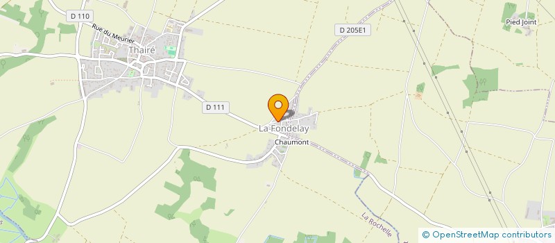 localisation de l'entreprise MONSIEUR YANN COTILLEAU  THAIRE