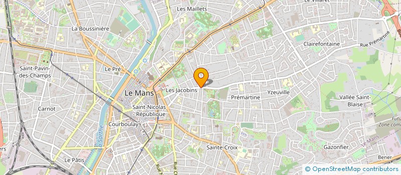 localisation de l'entreprise MONSIEUR YANN COUFFRANT  LE MANS