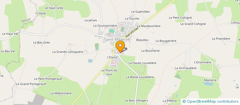 localisation de l'entreprise MONSIEUR YANN COUQ  SAINT-M'HERVE