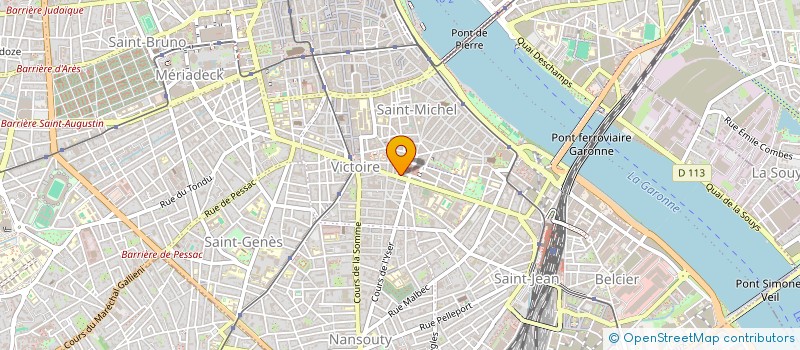 localisation de l'entreprise MONSIEUR YANN COURCELLE  BORDEAUX