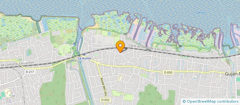 localisation de l'entreprise MONSIEUR YANN COURTEIL  GUJAN-MESTRAS