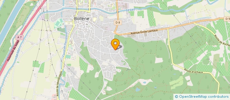 localisation de l'entreprise MONSIEUR YANN COURTIN à BOLLENE