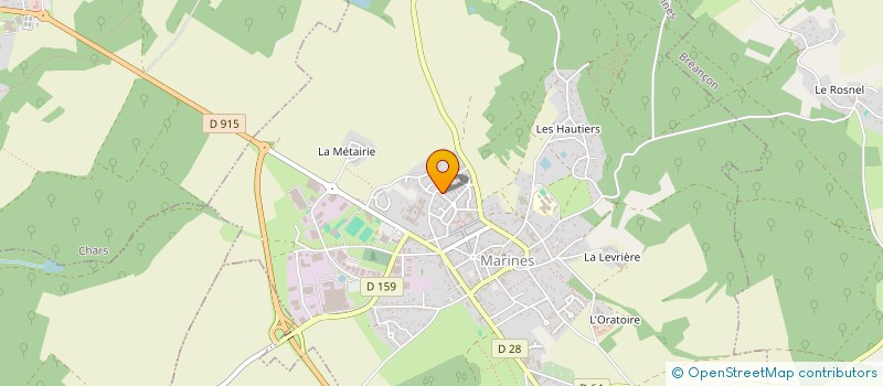 localisation de l'entreprise MONSIEUR YANN COURTOIS à MARINES