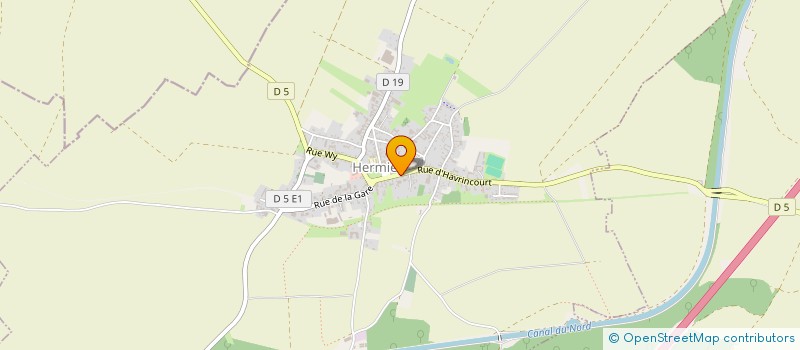 localisation de l'entreprise MONSIEUR YANN COUSIN  GRAINCOURT-LES-HAVRINCOURT