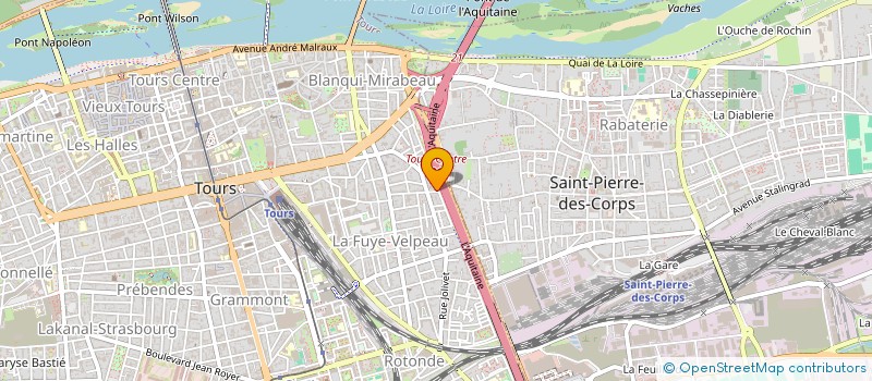 localisation de l'entreprise MONSIEUR YANN COUTY  TOURS