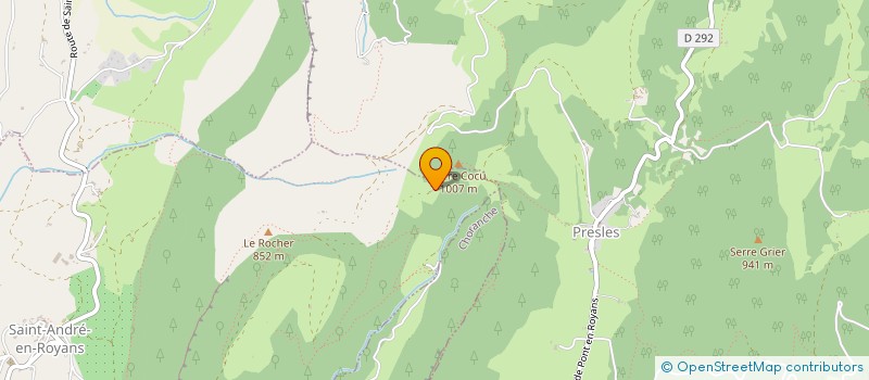 localisation de l'entreprise MONSIEUR YANN CRESPEL  SAINT-ANDRE-EN-ROYANS