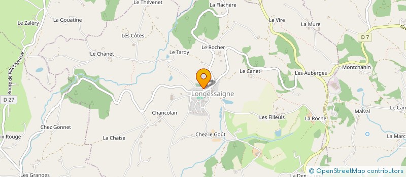 localisation de l'entreprise MONSIEUR YANN CRIBIER  LONGESSAIGNE