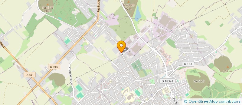 localisation de l'entreprise MONSIEUR YANN CUVELIER  AUCHEL