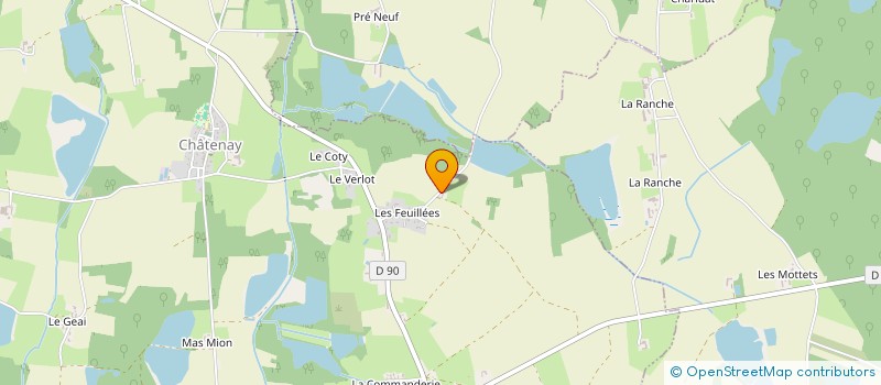 localisation de l'entreprise MONSIEUR YANN DAGUET à CHATENAY