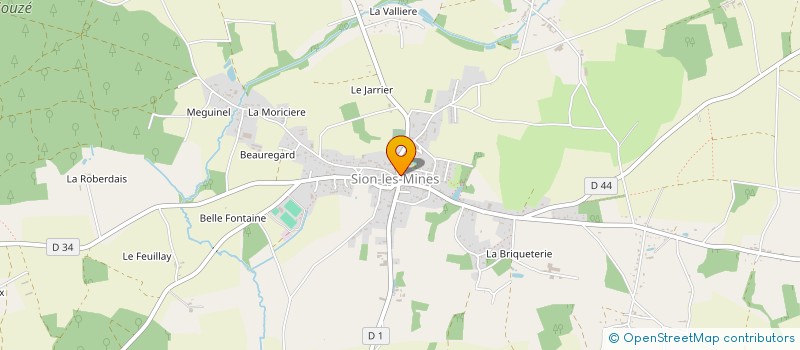 localisation de l'entreprise MONSIEUR YANN DANIELOU à SION-LES-MINES