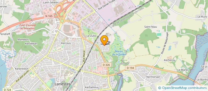 localisation de l'entreprise MONSIEUR YANN DANIGO  LANESTER