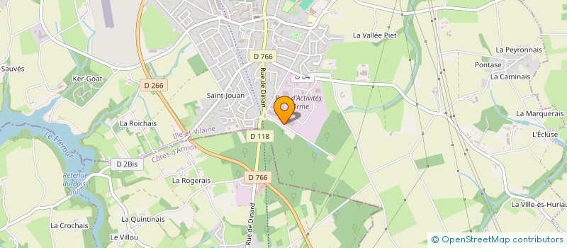 localisation de l'entreprise MONSIEUR YANN DAVID  PLEURTUIT