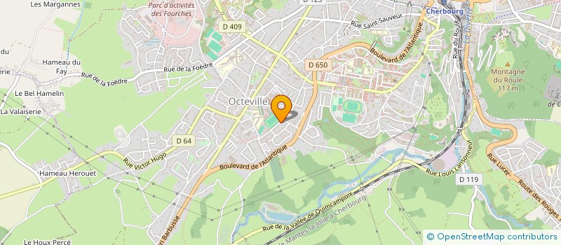 localisation de l'entreprise MONSIEUR YANN DAVID  CHERBOURG-EN-COTENTIN