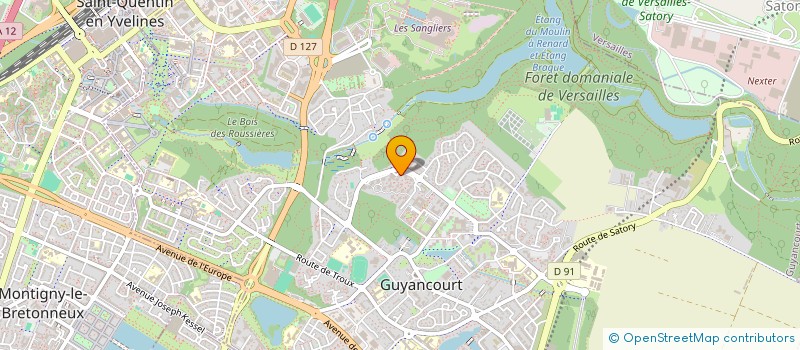 localisation de l'entreprise MONSIEUR YANN-DAVID SAINT-CLAIR  GUYANCOURT