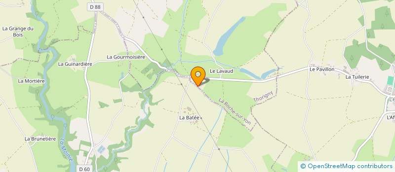 localisation de l'entreprise MONSIEUR YANN DE CACQUERAY-VALMENIER  THORIGNY