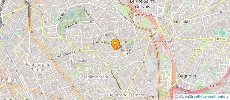 localisation de l'entreprise MONSIEUR YANN DE GAETANO à BAGNOLET