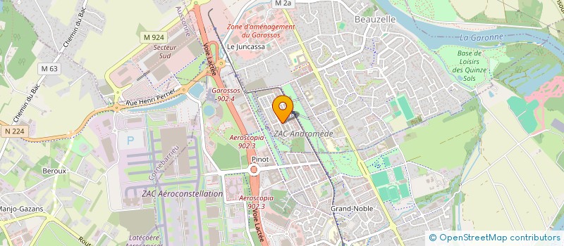 localisation de l'entreprise MONSIEUR YANN DE SOUZA  BEAUZELLE