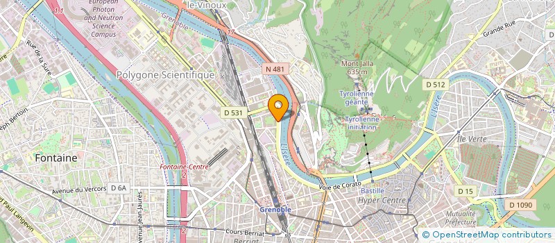 localisation de l'entreprise MONSIEUR YANN DEBERNARDY  GRENOBLE