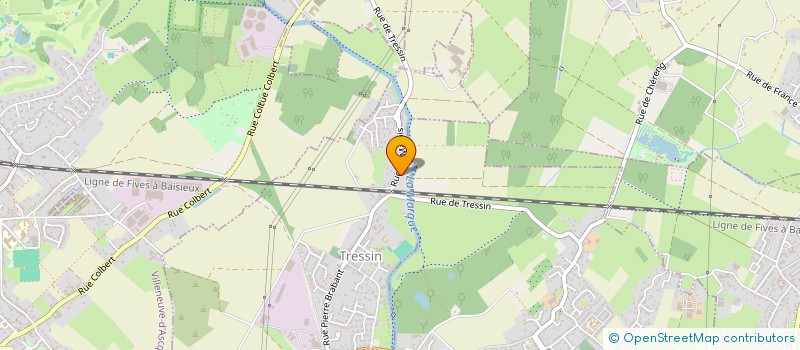 localisation de l'entreprise MONSIEUR YANN DEBRIL  TRESSIN