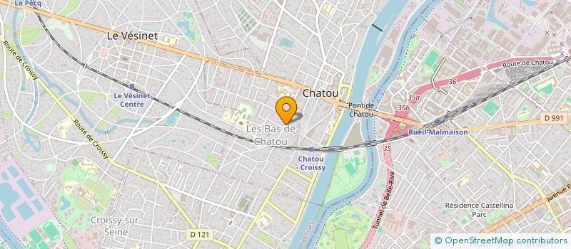 localisation de l'entreprise MONSIEUR YANN DEFAY à CHATOU