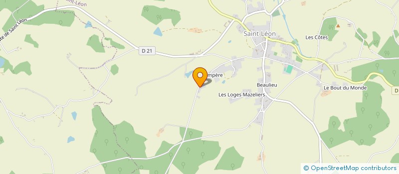 localisation de l'entreprise MONSIEUR YANN DELAHAIE à SAINT-LEON