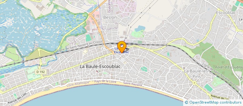 localisation de l'entreprise MONSIEUR YANN DELANGLE à LA BAULE-ESCOUBLAC
