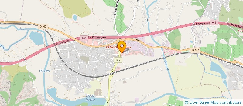 localisation de l'entreprise MONSIEUR YANN DELANNOY  ROQUEBRUNE-SUR-ARGENS