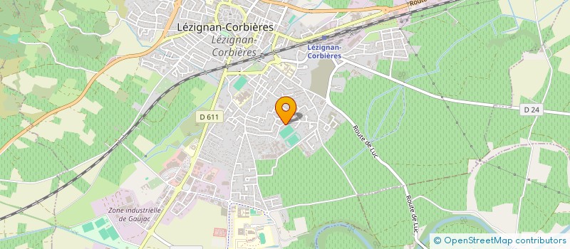 localisation de l'entreprise MONSIEUR YANN DELATTRE  LEZIGNAN-CORBIERES