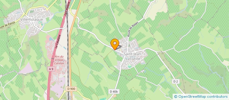 localisation de l'entreprise MONSIEUR YANN DELAUNAY  SAINT-JEAN-LASSEILLE