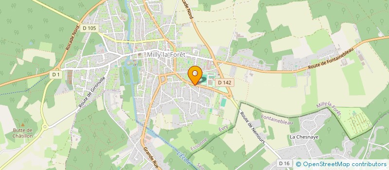 localisation de l'entreprise MONSIEUR YANN DEMATTEI  MILLY-LA-FORET