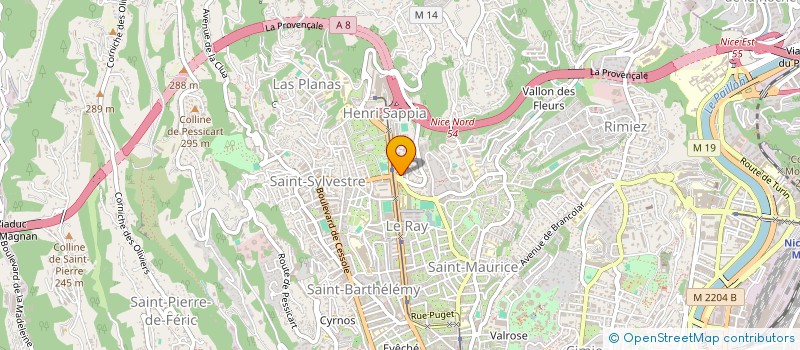 localisation de l'entreprise MONSIEUR YANN DEMRI à NICE
