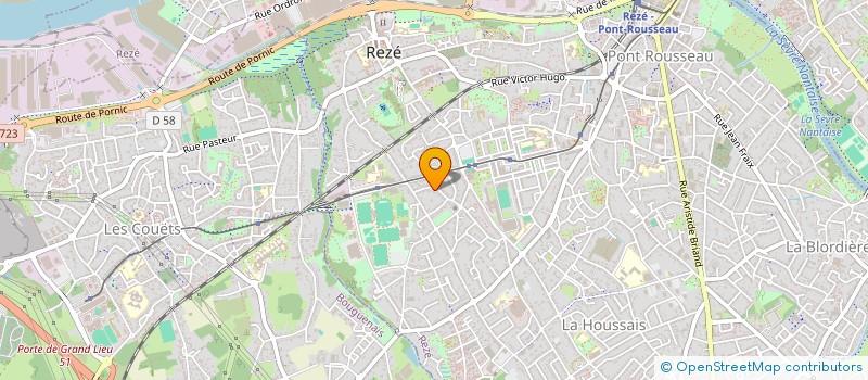 localisation de l'entreprise MONSIEUR YANN DENOUEL  REZE