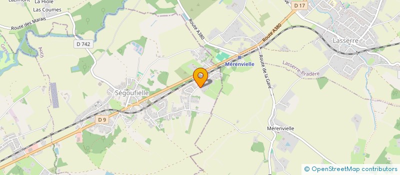 localisation de l'entreprise MONSIEUR YANN DERRAR  SEGOUFIELLE